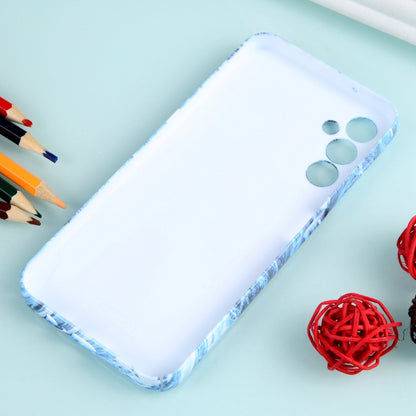 For Samsung Galaxy S22+ 5G Marble Pattern Phone Case(Navy Blue White) - Galaxy S22+ 5G Cases by buy2fix | Online Shopping UK | buy2fix