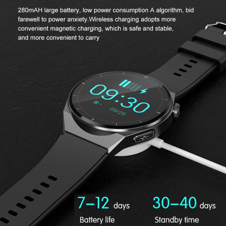 TK20 1.39 inch IP68 Waterproof Silicone Band Smart Watch Supports ECG / Remote Families Care / Body Temperature Monitoring(Blue) - Smart Watches by buy2fix | Online Shopping UK | buy2fix