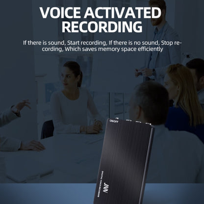 JNN M2 Ultra-thin HD Noise Reduction Intelligent Control Voice Voice Recorder, Capacity:16GB(Black) - Other Style by JNN | Online Shopping UK | buy2fix