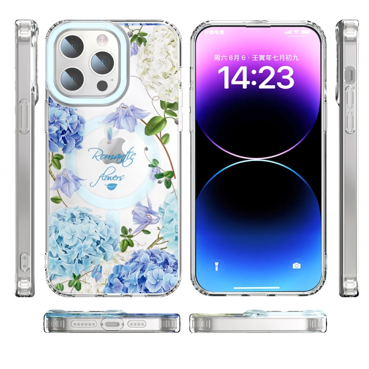 For iPhone 11 MagSafe Magnetic TPU Phone Case(Small Floral) - iPhone 11 Cases by buy2fix | Online Shopping UK | buy2fix