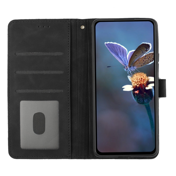 For Xiaomi Redmi 9 Flower Embossing Pattern Leather Phone Case(Black) - Xiaomi Cases by buy2fix | Online Shopping UK | buy2fix