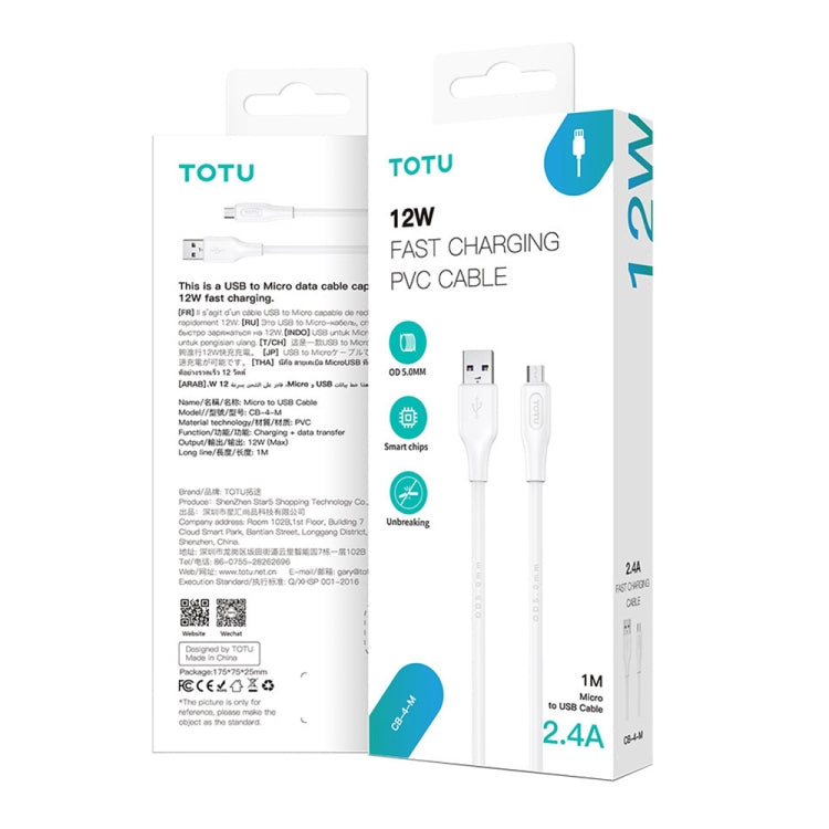 TOTU CB-4 Series USB-C / Type-C to 8 Pin Fast Charge Data Cable, Length:1m(White) - 2 in 1 Cable by TOTUDESIGN | Online Shopping UK | buy2fix