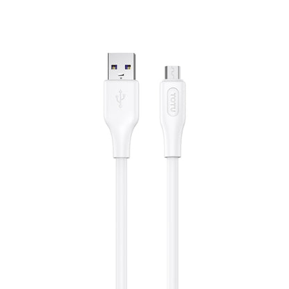 TOTU CB-4 Series USB to Micro USB Fast Charge Data Cable, Length:1m(White) - Micro USB Cable by TOTUDESIGN | Online Shopping UK | buy2fix