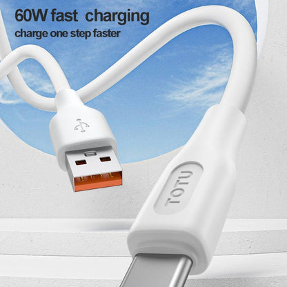 TOTU CB-4 Series USB to Micro USB Fast Charge Data Cable, Length:1m(White) - Micro USB Cable by TOTUDESIGN | Online Shopping UK | buy2fix