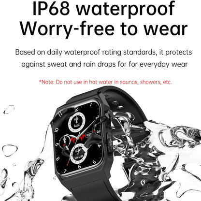 E530 1.91 inch IP68 Waterproof Leather Band Smart Watch Supports ECG / Non-invasive Blood Sugar(Brown) - Smart Watches by buy2fix | Online Shopping UK | buy2fix