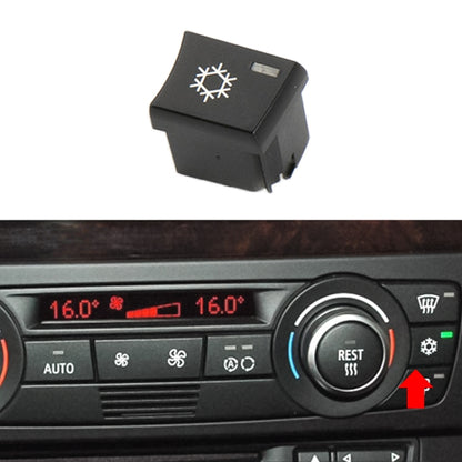 For BMW 1 Series / 3 Series / X1 / X3 Left Driving Car Air Conditioner Panel Switch Button Snow Key 6411 9320 348-3 - Car Switches by buy2fix | Online Shopping UK | buy2fix
