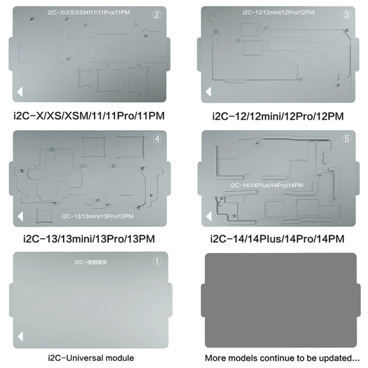 i2C T20 Intelligent Motherboard Middle Layered Heating Platform For iPhone X-13 Series, Plug:US - Repair Platform by i2C | Online Shopping UK | buy2fix