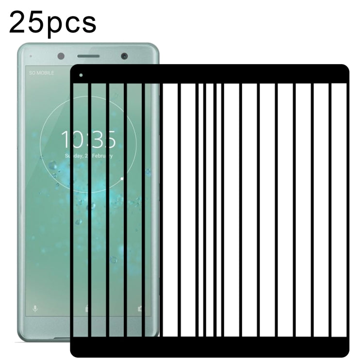 For Sony Xperia XZ2 Compact 25pcs 3D Curved Edge Full Screen Tempered Glass Film - Sony Tempered Glass by buy2fix | Online Shopping UK | buy2fix