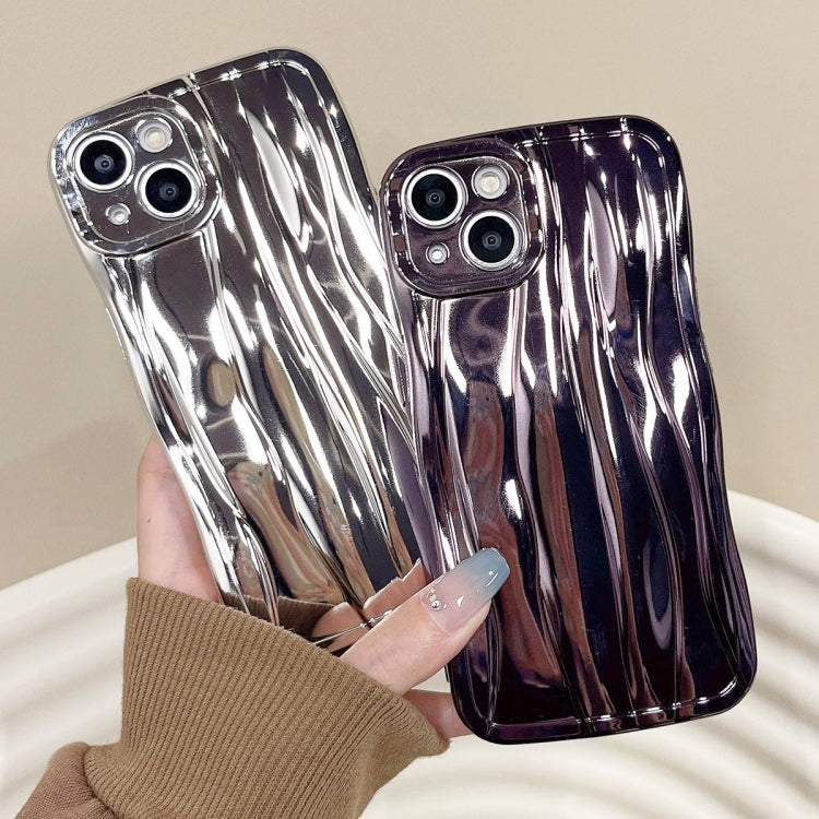 For iPhone 11 Electroplating Water Ripple TPU Phone Case(Purple) - iPhone 11 Cases by buy2fix | Online Shopping UK | buy2fix