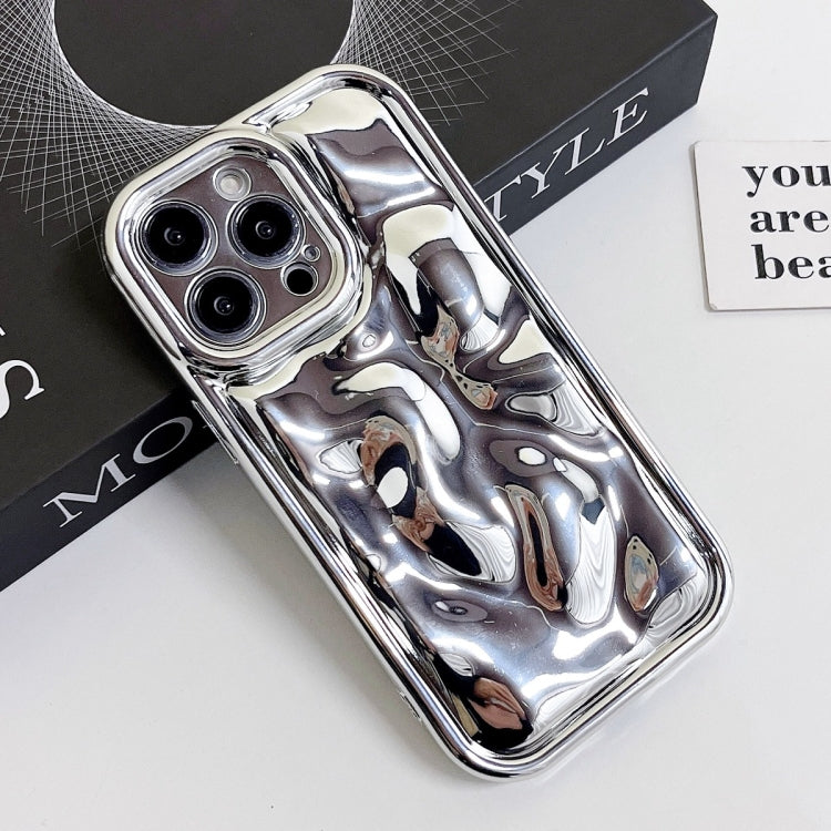 For iPhone 13 Electroplating Meteorite Texture TPU Phone Case(Silver) - iPhone 13 Cases by buy2fix | Online Shopping UK | buy2fix