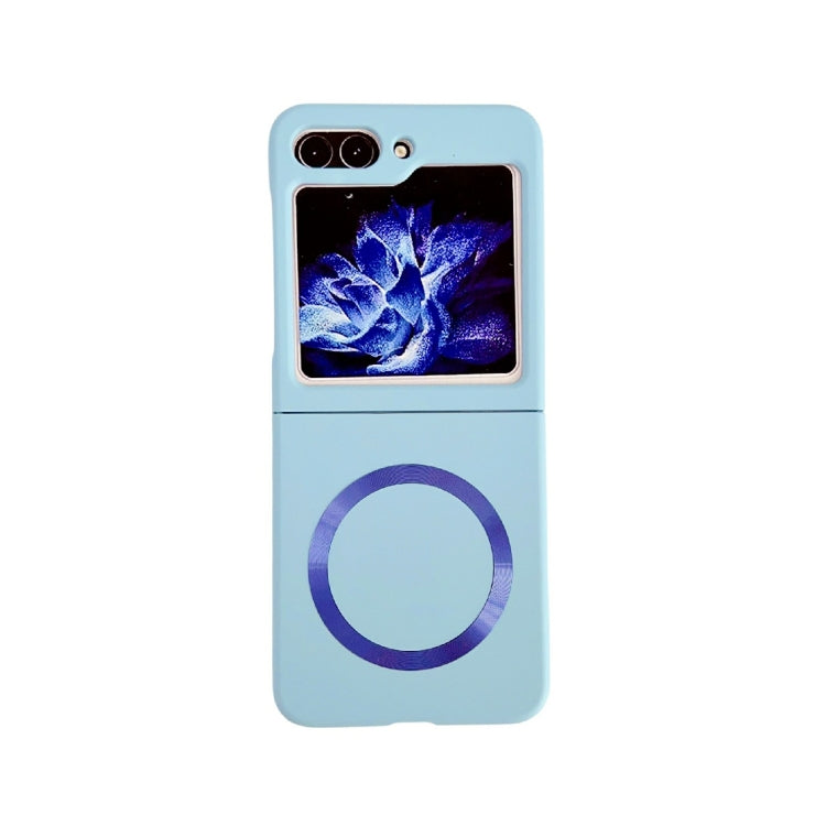 For Samsung Galaxy Z Flip5 Skin Feel Magsafe Magnetic Shockproof PC Phone Case(Blue) - Galaxy Z Flip5 Cases by buy2fix | Online Shopping UK | buy2fix