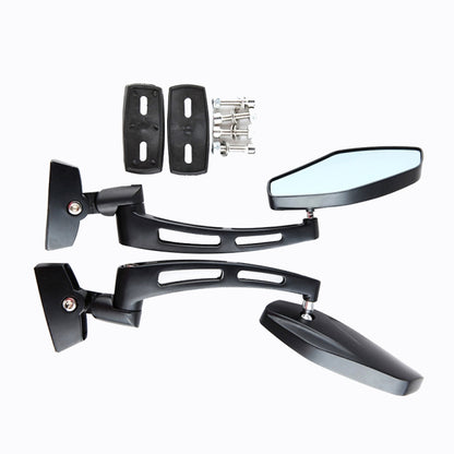 1Pair SF-062 Motorcycle Modified Rearview Mirror Reflective Mirror(Black) - Side Mirrors by buy2fix | Online Shopping UK | buy2fix