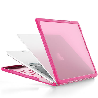 For MacBook Air 13.6 inch A2681 2022 Translucent Laptop Protective Case(Rose Red) - MacBook Air Cases by buy2fix | Online Shopping UK | buy2fix