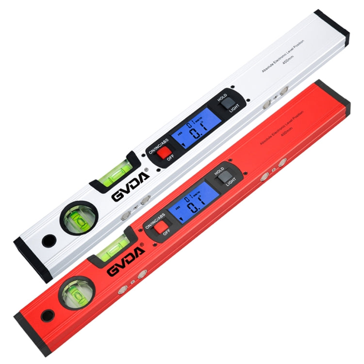 GVDA GD-H400M Digital Level 360 Measure Protractor Level Ruler(Red) - Laser Rangefinder by GVDA | Online Shopping UK | buy2fix