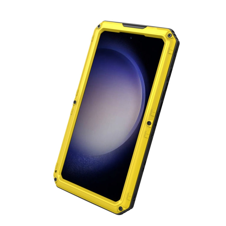 For Samsung Galaxy S23+ 5G RedPepper Wolf 360 Full Body Rugged IP68 Waterproof Phone Case(Yellow) - Galaxy S23+ 5G Cases by RedPepper | Online Shopping UK | buy2fix