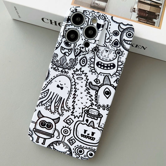 For iPhone 11 Pro Painted Pattern Precise Hole PC Phone Case(Bottle Monster) - iPhone 11 Pro Cases by buy2fix | Online Shopping UK | buy2fix