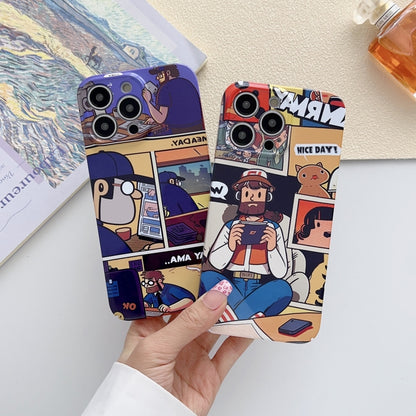 For iPhone 13 Pro Max Painted Pattern Precise Hole PC Phone Case(Bottle Monster) - iPhone 13 Pro Max Cases by buy2fix | Online Shopping UK | buy2fix