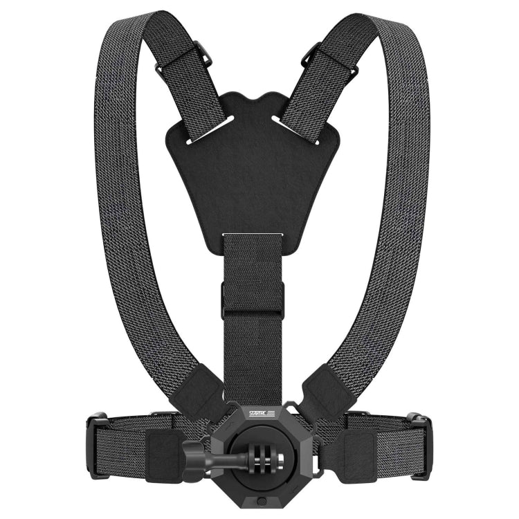 STARTRC Action Camera Magnetic Quick Release Bracket POV View Chest Strap(Black) - Chest Belt by STARTRC | Online Shopping UK | buy2fix