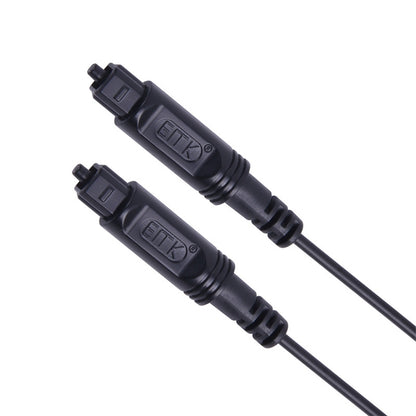 1.5m EMK OD2.2mm Digital Audio Optical Fiber Cable Plastic Speaker Balance Cable(Black) -  by EMK | Online Shopping UK | buy2fix