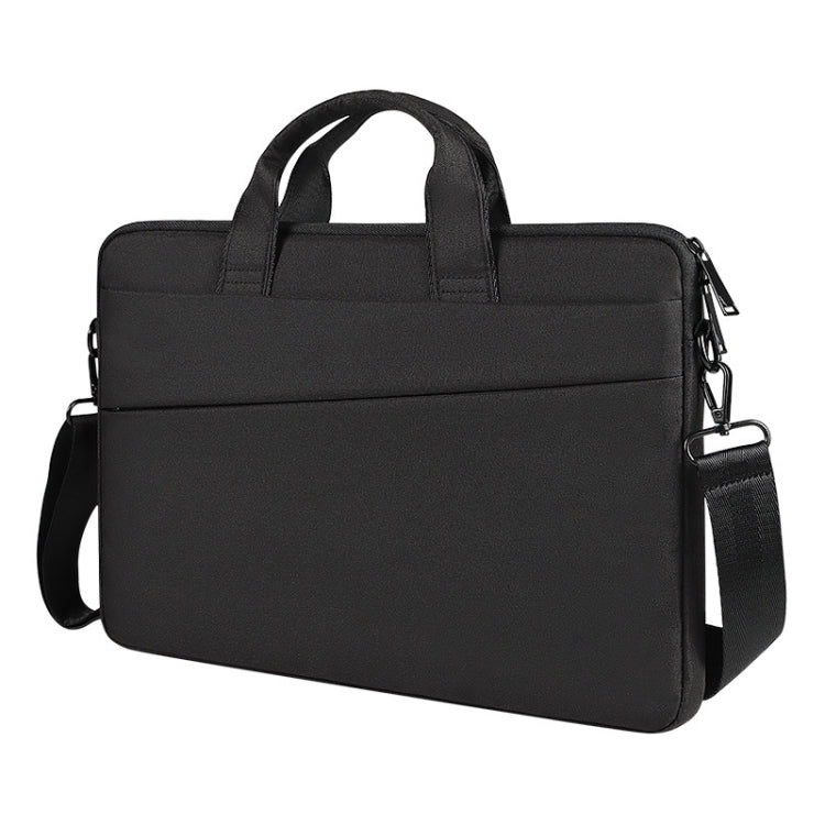 For 15.6 inch ST01S Waterproof Oxford Laptop Diagonal Shoulder Handbag(Black) - 13.3 inch by buy2fix | Online Shopping UK | buy2fix