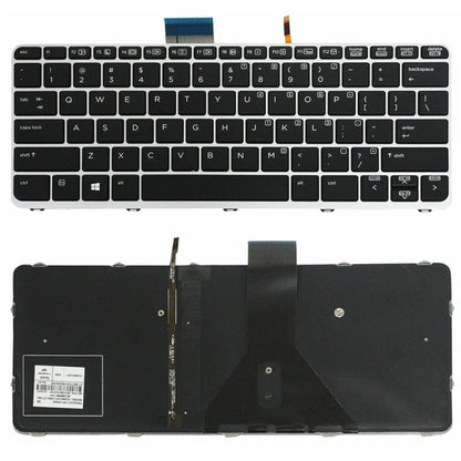 For HP Elitebook 1020 G1 US Version Laptop Backlight Keyboard - HP Spare Parts by buy2fix | Online Shopping UK | buy2fix