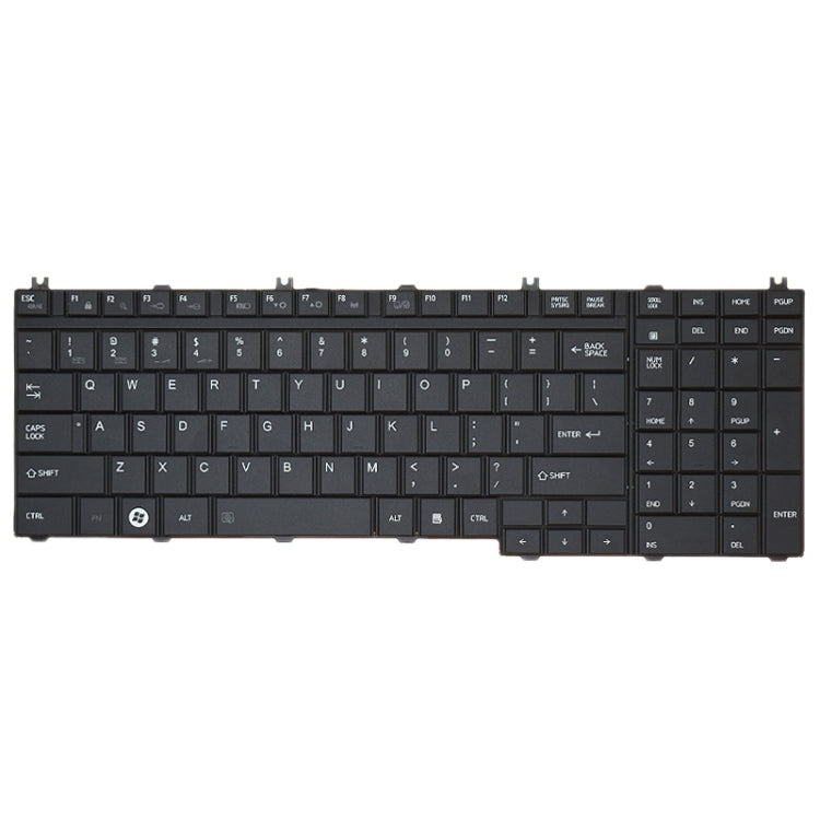 For TOSHIBA L650 / C650 Laptop Keyboard - Replacement Keyboards by buy2fix | Online Shopping UK | buy2fix