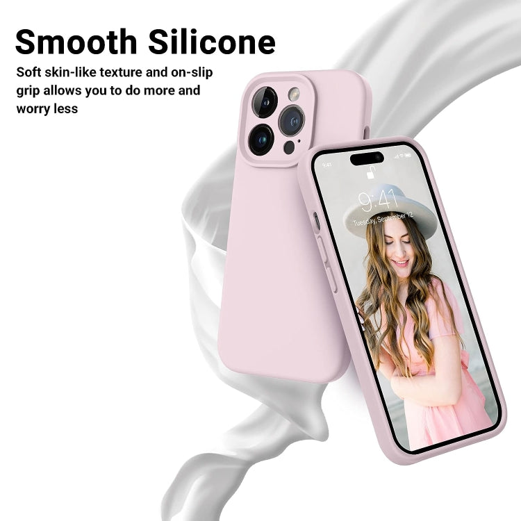 For iPhone 14 Plus LK MagSafe Magnetic Silicone Phone Case(Pink) - iPhone 14 Plus Cases by buy2fix | Online Shopping UK | buy2fix