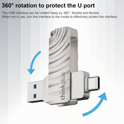 Lenovo Thinkplus MU232 USB 3.2 + USB-C / Type-C Dual Head Flash Drive, Memory:64GB - USB Flash Drives by Lenovo | Online Shopping UK | buy2fix