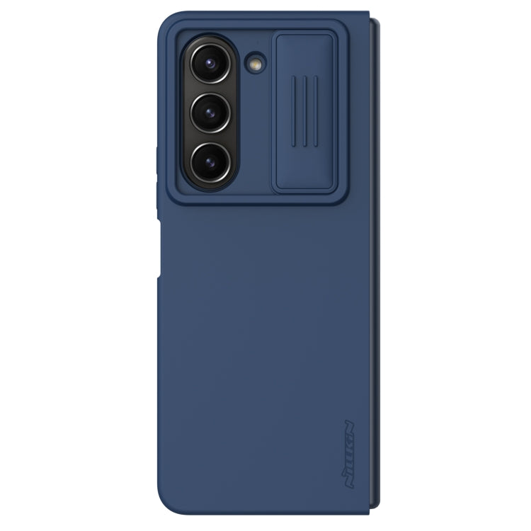 For Samsung Galaxy Z Fold5 NILLKIN CamShield Liquid Silicone + PC Full Coverage Phone Case(Blue) - Galaxy Z Fold5 Cases by NILLKIN | Online Shopping UK | buy2fix