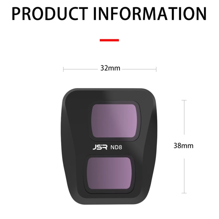 For DJI Air 3 JSR KB Series Drone Lens Filter, Filter:ND16 - Lens Filter by JSR | Online Shopping UK | buy2fix