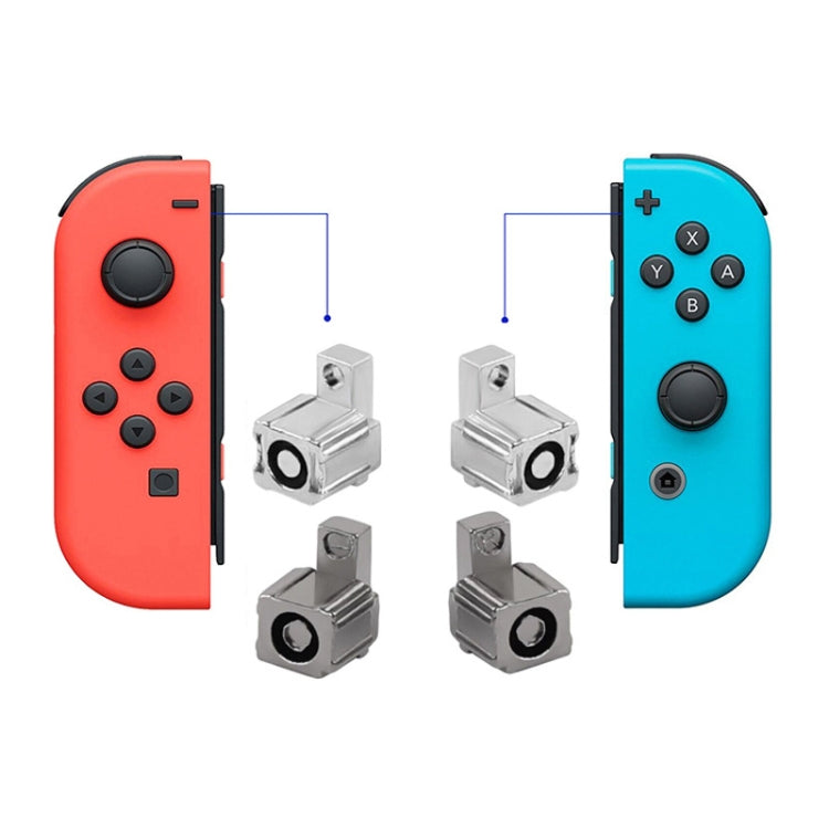 For Switch JoyCon Handle Metal Lock Replacement Parts, Spec:16 in 1 Lock Set Silver - Switch Spare Parts by buy2fix | Online Shopping UK | buy2fix
