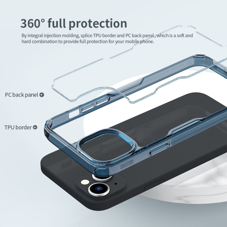 For iPhone 15 NILLKIN Ultra Clear PC + TPU Phone Case(Transparent) - iPhone 15 Cases by NILLKIN | Online Shopping UK | buy2fix