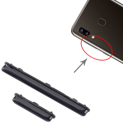 For Samsung Galaxy A50s SM-A507 10pcs Power Button + Volume Control Button(Black) - Home key & Side Key by buy2fix | Online Shopping UK | buy2fix