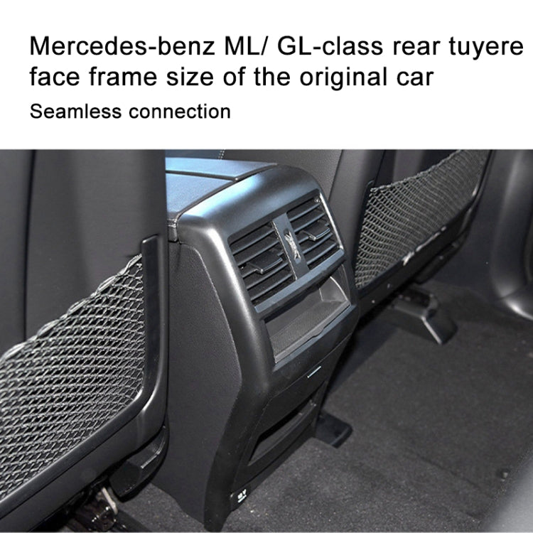 For Mercedes Benz ML320 / GL450 Car Rear Air Conditioner Air Outlet Panel Cover 166 680 7403, Style:Dual Hole(Beige) - Air Conditioning System by buy2fix | Online Shopping UK | buy2fix