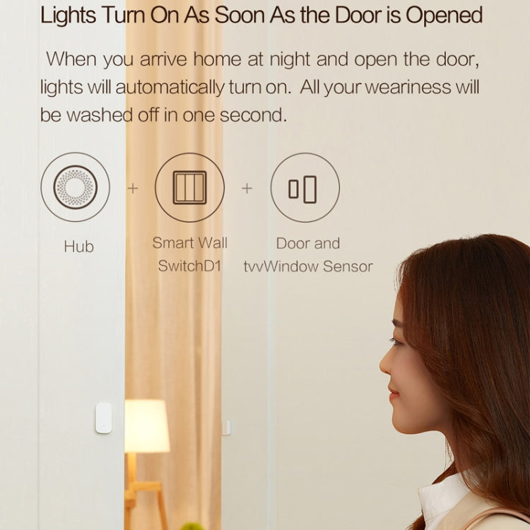 Original Xiaomi Youpin Aqara Smart Wall Switch D1, Zero FireWire Three Button Version - Smart Switch by Xiaomi | Online Shopping UK | buy2fix