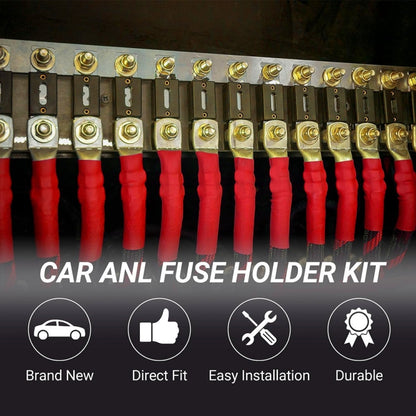 3 in 1 ANL Car Audio Modified Fuse Holder with 200A Fuse, Current:125A - Fuse by buy2fix | Online Shopping UK | buy2fix