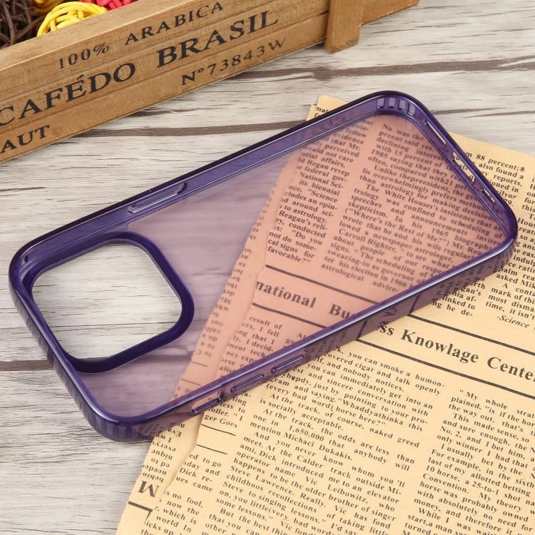 For iPhone 15 Pro GEBEI Acrylic Phone Case(Purple) - iPhone 15 Pro Cases by GEBEI | Online Shopping UK | buy2fix