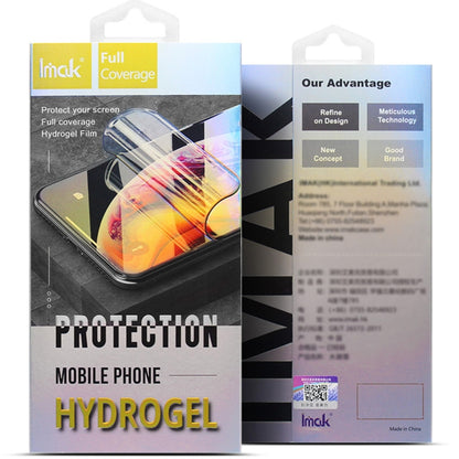 For iPhone 15 Pro Max 2pcs/Set imak Curved Full Screen Hydrogel Film Protector - iPhone 15 Pro Max Tempered Glass by imak | Online Shopping UK | buy2fix