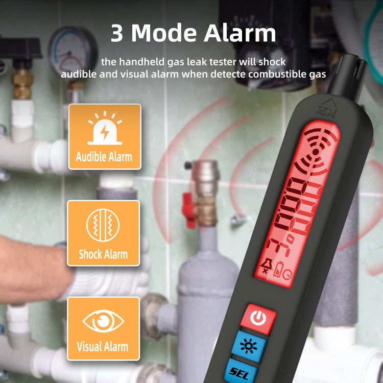 BSIDE G1 Portable Rechargeable Combustible Gas Detector - Gas Monitor by BSIDE | Online Shopping UK | buy2fix