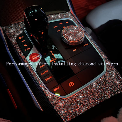 For Ford Mustang 2015-2020 Car Gearshift Panel Diamond Decoration Sticker, Left Drive - Car Interior Mouldings by buy2fix | Online Shopping UK | buy2fix