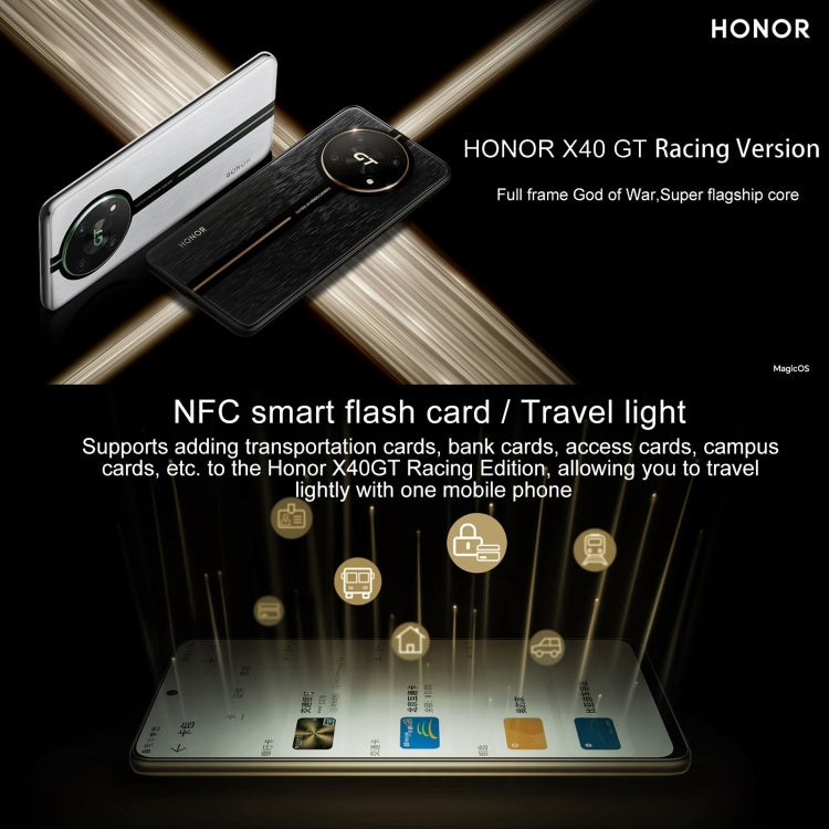 Honor X40 GT Racing, 12GB+256GB, 6.81 inch Magic OS 7.0 Snapdragon 888 Octa Core up to 2.84GHz, Network: 5G, OTG, NFC, Not Support Google Play(Magic Night Black) - Honor by Huawei | Online Shopping UK | buy2fix