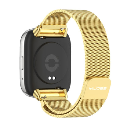 For Redmi Watch 3 Lite / Watch 3 Active Mijobs Milan Magnetic Metal Watch Band(Gold) - Watch Bands by MIJOBS | Online Shopping UK | buy2fix