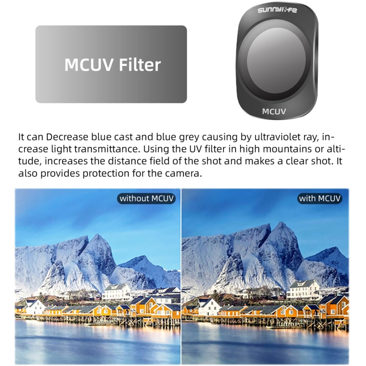 For DJI OSMO Pocket 3 Sunnylife Camera Lens Magnetic Metal Filter, Filter:ND8PL - Lens Accessories by Sunnylife | Online Shopping UK | buy2fix