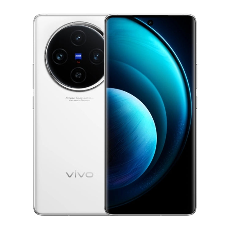 vivo X100, 16GB+1TB, Face ID / Fingerprint Identification, 6.78 inch Android 14 OriginOS 4 Dimensity 9300 Octa Core 3.25GHz, OTG, NFC, Network: 5G(White) - vivo by vivo | Online Shopping UK | buy2fix