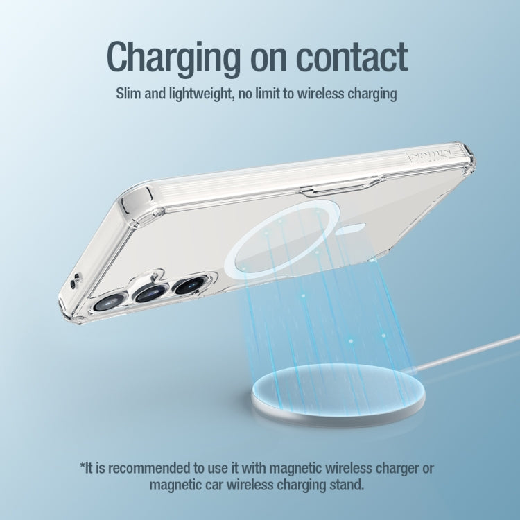 For Samsung Galaxy S24+ 5G NILLKIN Ultra Clear Magsafe PC + TPU Phone Case(Transparent) - Galaxy S24+ 5G Cases by NILLKIN | Online Shopping UK | buy2fix