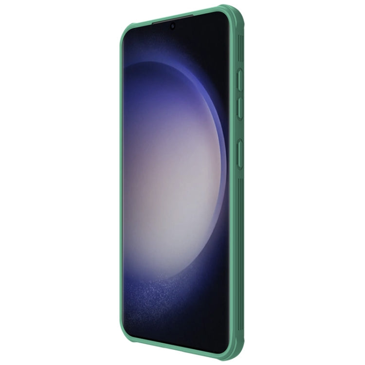 For Samsung Galaxy S24 5G NILLKIN Black Mirror Pro Series Camshield PC Phone Case(Green) - Galaxy S24 5G Cases by NILLKIN | Online Shopping UK | buy2fix