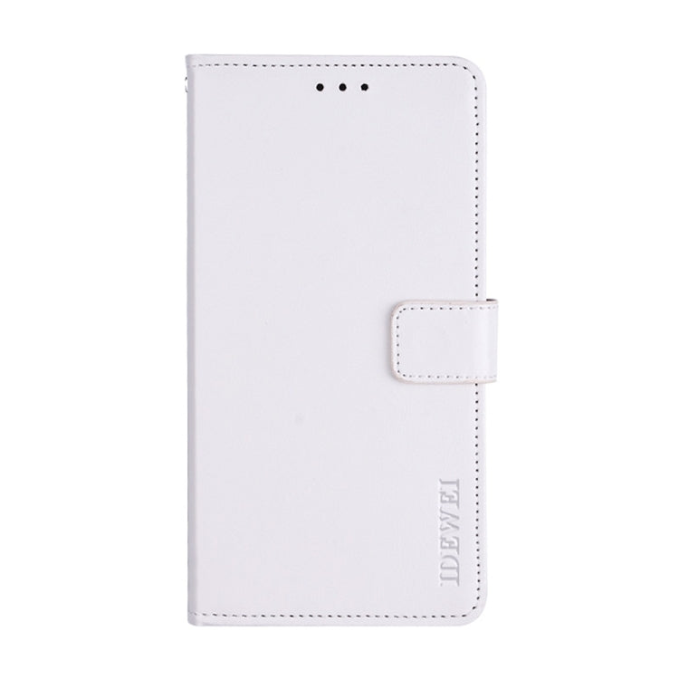 For Nothing Phone 2 idewei Crazy Horse Texture Leather Phone Case with Holder(White) - More Brand by idewei | Online Shopping UK | buy2fix