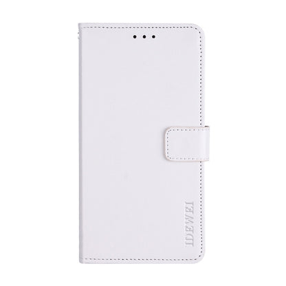 For Nothing Phone 2 idewei Crazy Horse Texture Leather Phone Case with Holder(White) - More Brand by idewei | Online Shopping UK | buy2fix