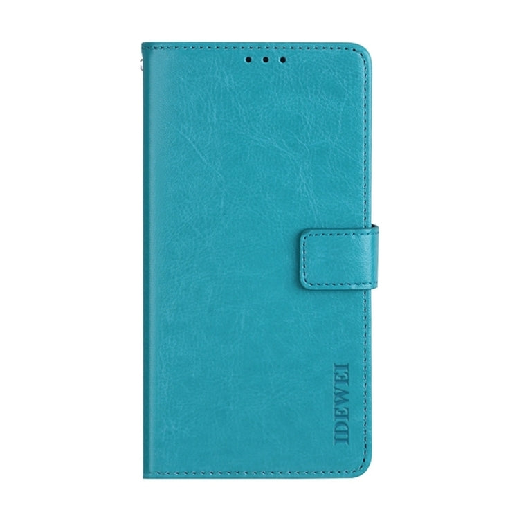 For Nothing Phone 2 idewei Crazy Horse Texture Leather Phone Case with Holder(Sky Blue) - More Brand by idewei | Online Shopping UK | buy2fix