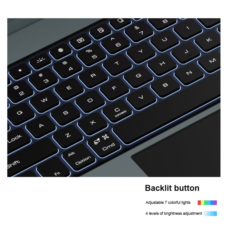 For iPad Pro 12.9 2020/2021/2022 Nillkin Backlit Version Bumper Link Keyboard Case - iPad Pro 12.9 (2022/2021) Cases by NILLKIN | Online Shopping UK | buy2fix